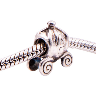 Chamilia Disney Cinderella Pumpkin Coach Sterling Silver Charm Bead
