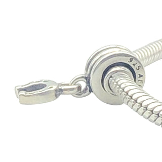 Pandora Hanging Horseshoe Dangle Sterling Silver Lucky Charm Retired