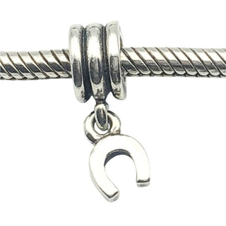 Pandora Hanging Horseshoe Dangle Sterling Silver Lucky Charm Retired