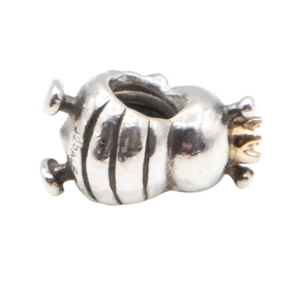 Pandora Queen Bee Sterling Silver Charm with 14K Gold Crown – Retired
