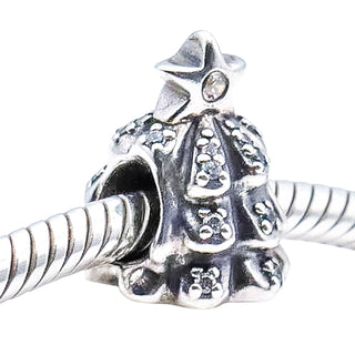 Pandora Tree of Lights Sterling Silver Christmas Charm With Clear Zirconia
