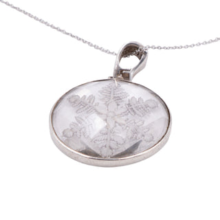 Whitney Kelly Sterling Silver Snowflake Enhancer Pendant 22 Inch Necklace