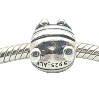 PANDORA Queen Bee Sterling Silver Charm With 14K Gold Crown