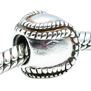 Chamilia Baseball Sterling Silver Charm Bead