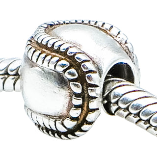 Chamilia Baseball Sterling Silver Charm Bead