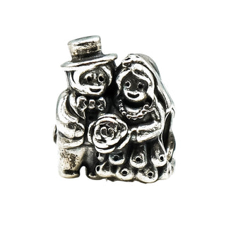 Pandora Mr & Mrs Wedding Couple Charm Sterling Silver Retired