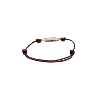 Footnotes Family Tree Silver Plated Leather Bracelet