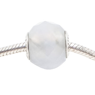 Pandora Essence Patience Charm Blue Lace Agate Sterling Silver Bead Retired