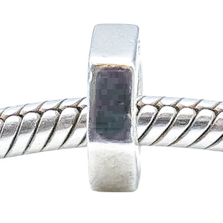 Pandora Sterling Silver Stop Sign Spacer Charm Retired