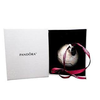PANDORA Limited Edition 2018 Christmas Pudding Porcelain Holiday Ornament