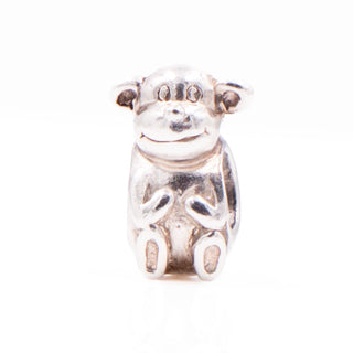 Chamilia Mischievous Monkey Sterling Silver Cute Animal Charm Bead
