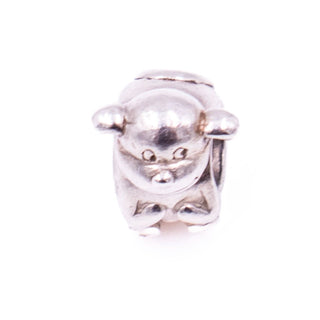Chamilia Mischievous Monkey Sterling Silver Cute Animal Charm Bead