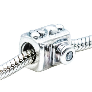 Chamilia Sterling Silver Camera Charm Clear CZ Photographer Gift