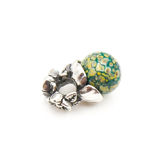 TROLLBEADS Forget-me-not With Bud Tassel Bead Sterling Silver Charm