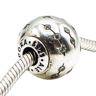 Pandora Essence Trust Sterling Silver Charm With Clear Zirconia
