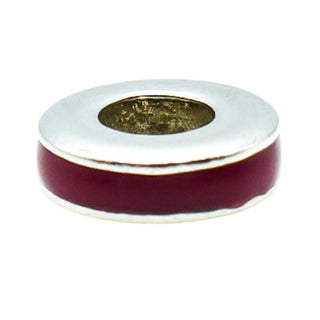 Chamilia Red Enamel Sterling Silver Spacer Charm