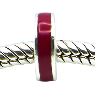 Chamilia Red Enamel Sterling Silver Spacer Charm
