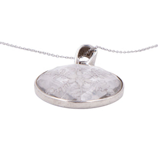 Whitney Kelly Sterling Silver Snowflake Enhancer Pendant 22 Inch Necklace
