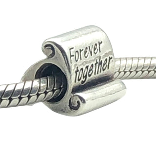 PANDORA Forever Together Scroll Sterling Silver Charm
