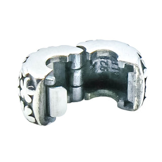 Pandora Flowers Sterling Silver Clip Charm