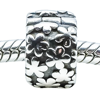 Pandora Flowers Sterling Silver Clip Charm