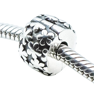 Pandora Flowers Sterling Silver Clip Charm