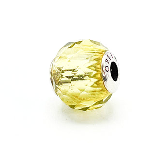 Pandora ESSENCE Optimism Sterling Silver Charm With Faceted Lemon Quartz