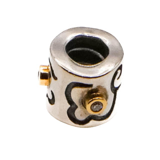 Pandora Very Rare Life's Path Retired Sterling Silver Charm With 14K Gold And Diamonds