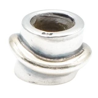 Lovelinks Sterling Silver Barrel Ring Charm with Silicone Core – Danish Design – .925 Silver