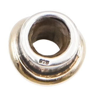 Lovelinks Sterling Silver Barrel Ring Charm with Silicone Core – Danish Design – .925 Silver