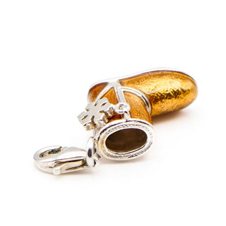 Thomas Sabo Sterling Silver Ugg Boot Charm Pendant With Snowflake Accent