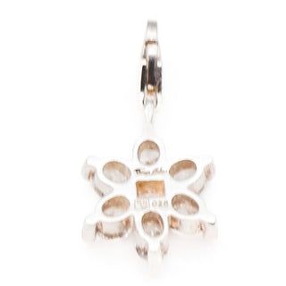 Thomas Sabo White Flower Sterling Silver Charm Pendant