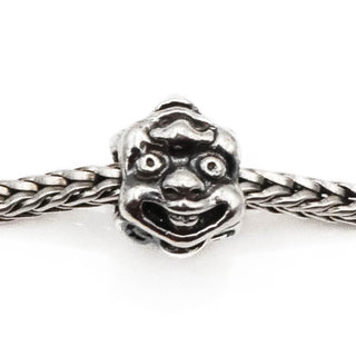 TROLLBEADS RARE Eight Faces Bead Sterling Silver Charm