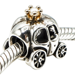 Pandora Royal Carriage Sterling Silver & 14K Gold Fantasy Charm with Pearl
