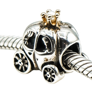 Pandora Royal Carriage Sterling Silver & 14K Gold Fantasy Charm with Pearl