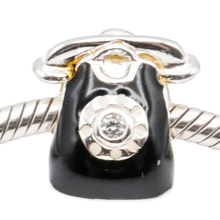 Truth Jewellery Sterling Silver Telephone Charm | Vintage Phone Charm