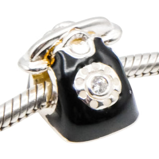 Truth Jewellery Sterling Silver Telephone Charm | Vintage Phone Charm