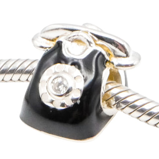 Truth Jewellery Sterling Silver Telephone Charm | Vintage Phone Charm
