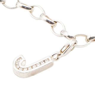 Thomas Sabo Charm Club Letter J Sterling Silver Charm Pendant
