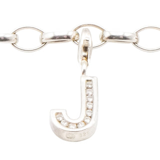 Thomas Sabo Charm Club Letter J Sterling Silver Charm Pendant