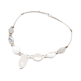 Vintage Baltic Amber & Sterling Silver Necklace 16 Inches