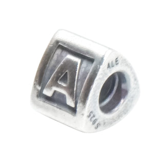 Pandora Alphabet Letter A Charm Sterling Silver Initial Bead – Retired