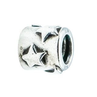 Pandora Retired Moon and Stars Sterling Silver Celestial Sun Moon Charm Bead
