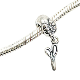 Pandora Retired Vintage Scissors Sterling Silver Sewing Dangle Charm