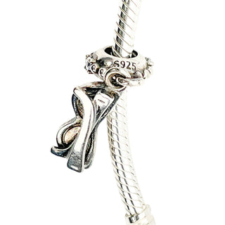Pandora Retired Sunshine Diva Sterling Silver CZ Sunglasses Dangle Charm