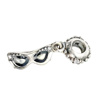 Pandora Retired Sunshine Diva Sterling Silver CZ Sunglasses Dangle Charm