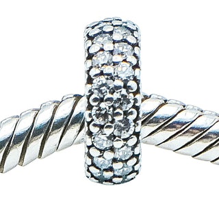 Pandora Inspiration Within Sterling Silver Clear CZ Spacer Charm