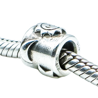 Pandora Retired Moon and Stars Sterling Silver Celestial Sun Moon Charm Bead