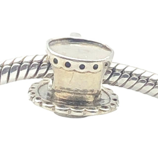 Pandora Retired Tea Cup Sterling Silver Charm