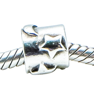 Pandora Retired Moon and Stars Sterling Silver Celestial Sun Moon Charm Bead